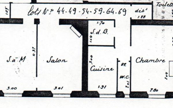 Appartement à vendre    3 pièces • 62,40 m2 Paris 11