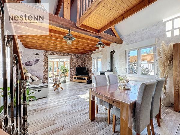 Maison pleine de charme à MARCK comprenant 4 chambres, véranda, garage et jardin bien exposé