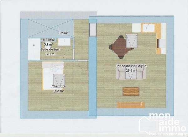 Maison de ville à rénover 113m2 -4 pièces-