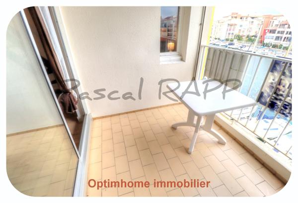 Appartement à vendre 3 pièces LE CAP D'AGDE (34) - vue mer et chenal