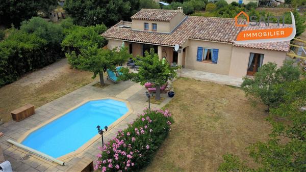Villa de 130m2 sur 1500m2 de terrain avec piscine