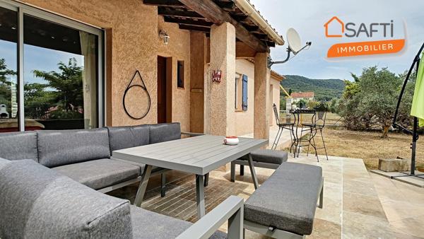 Villa de 130m2 sur 1500m2 de terrain avec piscine