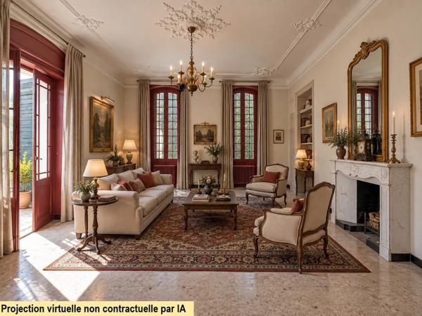 ROQUEMAURE (30150) – HÔTEL PARTICULIER – 460 M² – ÉLÉMENTS D’ARCHITECTURE ANCIENS – COUR INTÉRIEURE – GARAGE – TERRASSE – COMBLES À AMÉNAGER