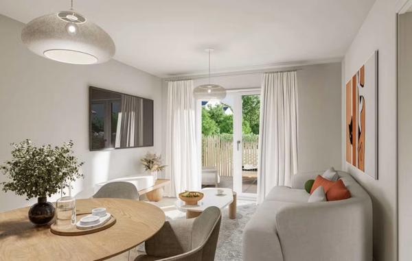 Dpt Finistère (29), à vendre QUIMPER appartement T2 bis de 54 m² habitable - Terrasse - Parking souterrain.