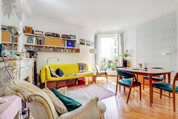 Appartement  familiale Batignolles Paris 17ème 5 pièces 99 m2