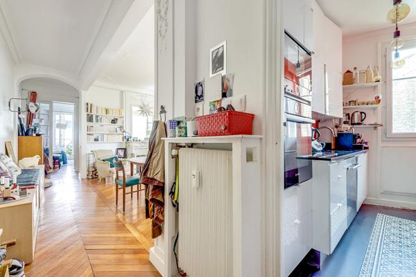 Appartement  familiale Batignolles Paris 17ème 5 pièces 99 m2