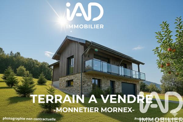 Terrain à vendre 1 289 m² Monnetier-Mornex