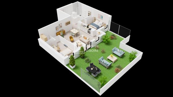 Appartement T3 à vendre SAINT MALO - 63 m² (réf : MGA25715A102)