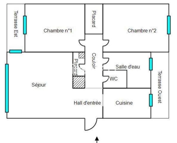 Appartement T3 DE 54 M2 en Avignon