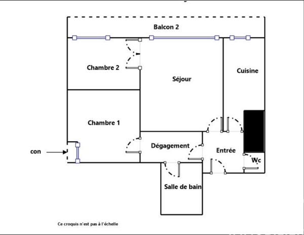 Appartement à vendre 3 pièces 63 m² Boussy-Saint-Antoine