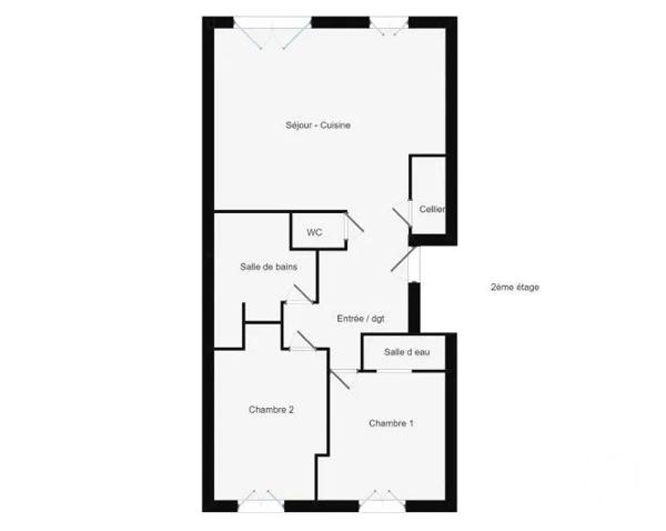 Appartement T3 à vendre  3 pièces - 73 m 2   BORDEAUX  - 33