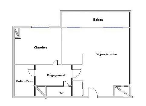 Appartement à vendre 2 pièces 47 m² Poitiers