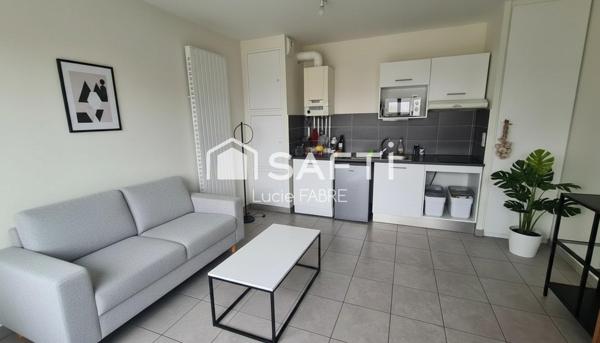 T1 vendu loué 27 m² + parking, Beauzelle