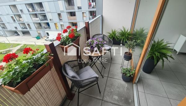 T1 vendu loué 27 m² + parking, Beauzelle