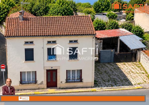 Maison familiale rénovée avec 4 chambres, garage et jardin