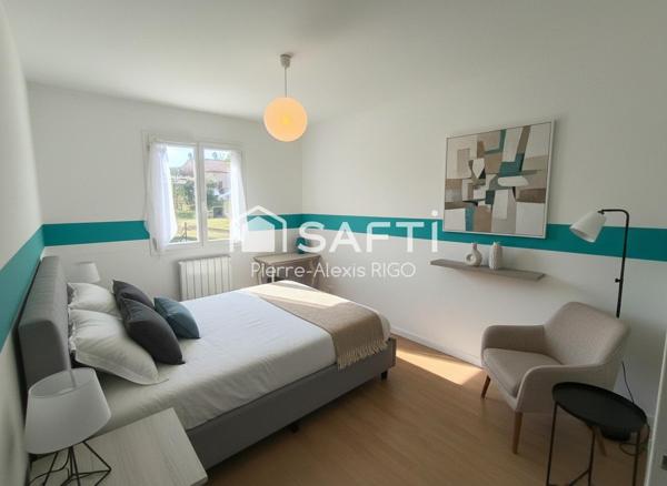 Villa plain-pied 93m², 4 ch, accessible PMR