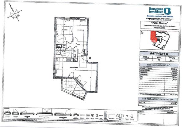 route de clisson t3,  
Nantes 44000
