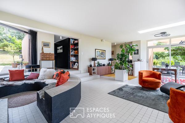 Maison d’architecte entièrement rénovée avec vue panoramique