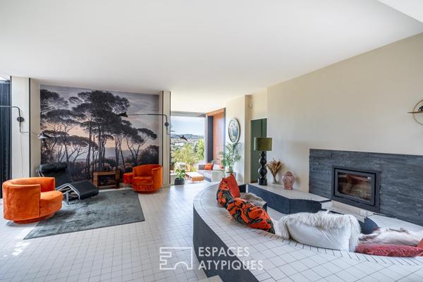 Maison d’architecte entièrement rénovée avec vue panoramique
