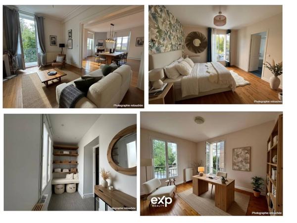 COULOMMIERS Centre ville à 500 mètres - Appartement 106 m² avec jardin balcon 2 parkings et cave