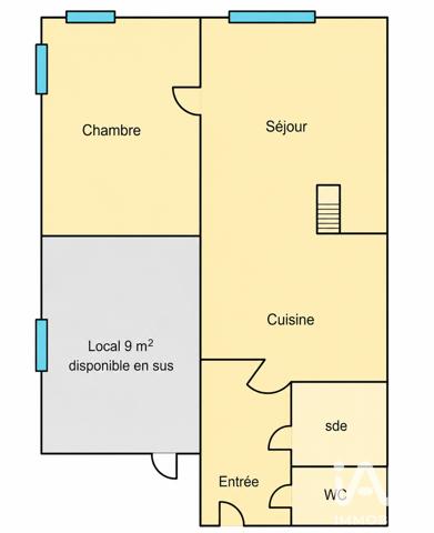 Appartement à vendre 2 pièces 39 m² Saint-Cyprien