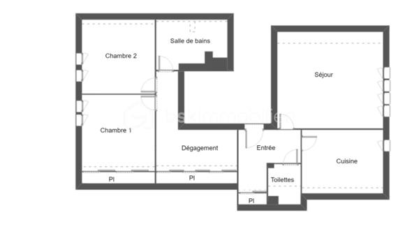Appartement de 77 m²
