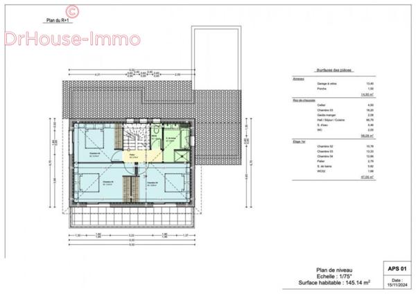 Maison à vendre 5 pièces de 145 m²