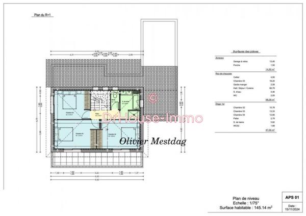 Maison à vendre 5 pièces de 145 m²