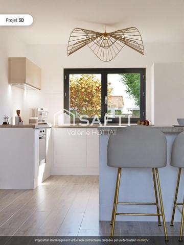 Maison contemporaine avec extérieur orienté ouest