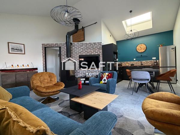 Loft plain pied de 63m2 - 2 chambres - garage