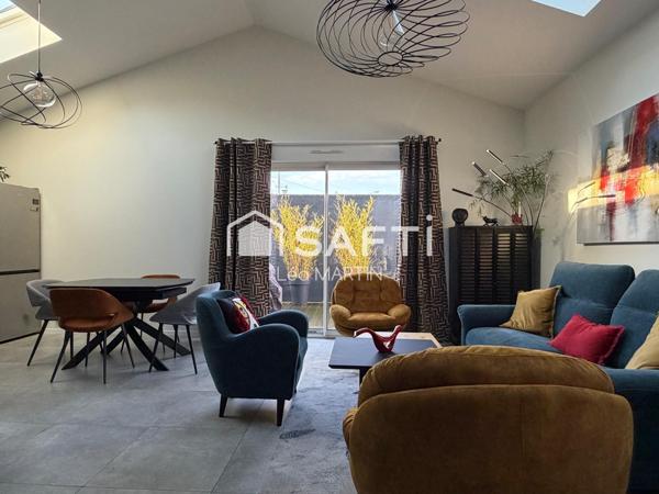 Loft plain pied de 63m2 - 2 chambres - garage