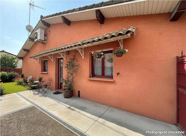 Maison T3 de 73 m² Centre Bessières avec Jardin et Parking Combles aménageables