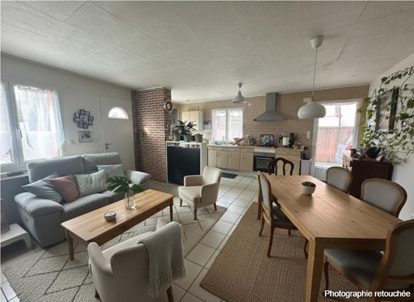 Maison T3 de 73 m² Centre Bessières avec Jardin et Parking Combles aménageables