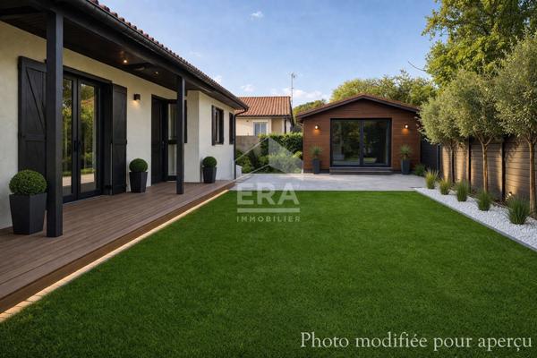 Maison familiale 125 m² 5 chambres Terrain arboré 820 m² Cazaux