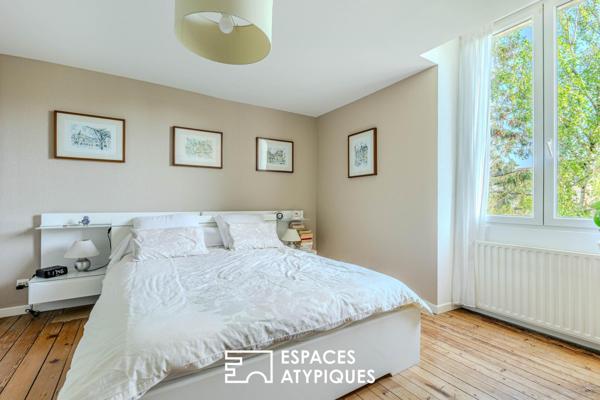 L’esprit campagne à Chantenay : Bâtisse de caractère et jardin intimiste