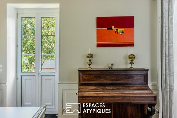 L’esprit campagne à Chantenay : Bâtisse de caractère et jardin intimiste