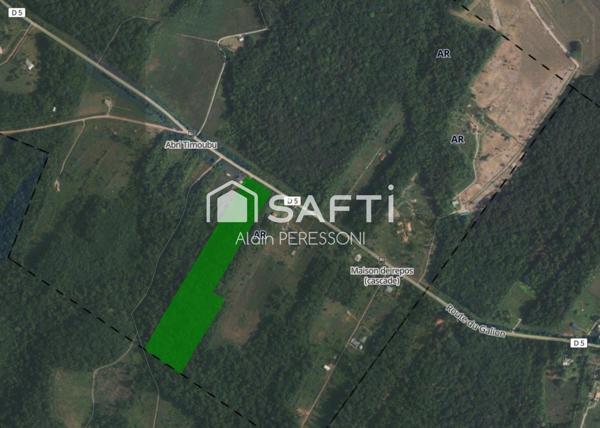 Terrain non constructible (A) 8hectares CD5 Galion