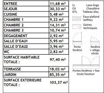 Appartement à vendre 4 pièces 97 m² Bouchemaine
