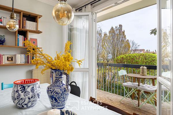 Appartement entièrement rénové avec balcon