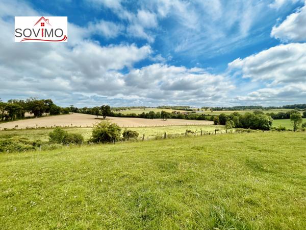 BELLE VUE SUR LA VALLEE, FERMETTE AVEC DÉPENDANCES SUR 6,6 HA ENV. ATTENANTS BORD RIVIÈRE.