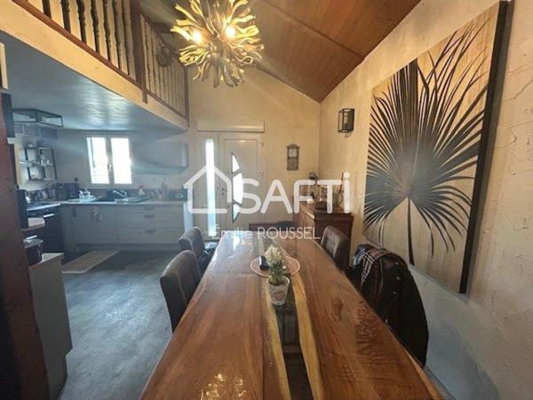 Chalet coup de cœur, semi-plain pied, moderne et chaleureux !