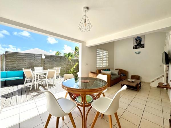 SAINT-FRANÇOIS – PROPRIÉTÉ RARE À 100 MÈTRES DE LA PLAGE – 3 VILLAS INDÉPENDANTES SUR 1 539 m²