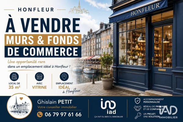 Murs commerciaux  à vendre 35 m² Honfleur