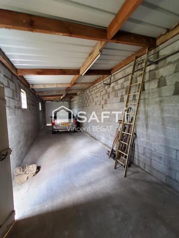 Pavillon 3 chambres, sous-sol + garage de 40m²