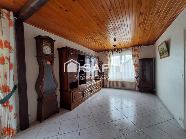 Pavillon 3 chambres, sous-sol + garage de 40m²