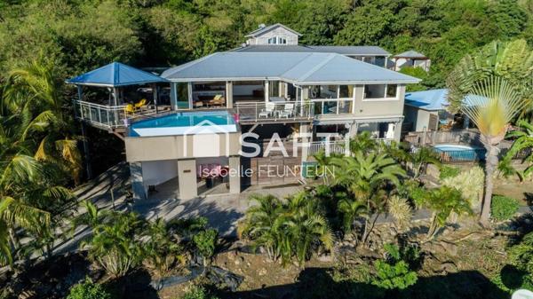 Villa exceptionnelle avec vue sur la mer des Caraïbes