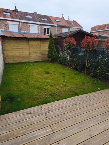 Maison Lomme 90 m2, 3 ch, salle de bains complète, jardin, Bus 10