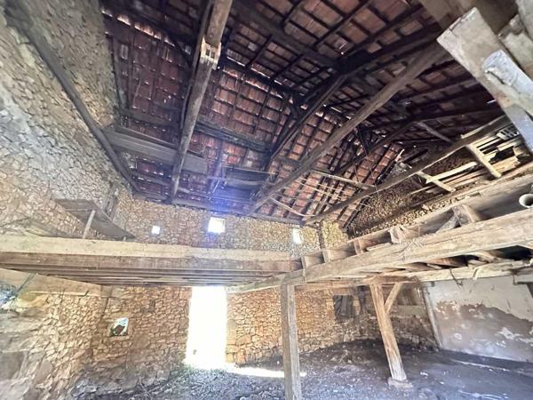 Maison ancienne - Belves Propriété à rénover avec une maison de plain pied, 560m² de dépendances et 4 hectares, à 2km d'un village médiéval