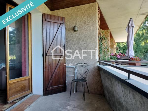Joli T2 traversant de 43m² avec terrasse situé au 1er étage