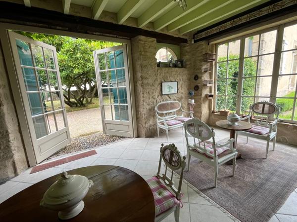 Marciac (32) ELEGANTE MAISON DE MAITRE, sans travaux, avec maison d'artistes ou gîte, parc séculaire clos de murs